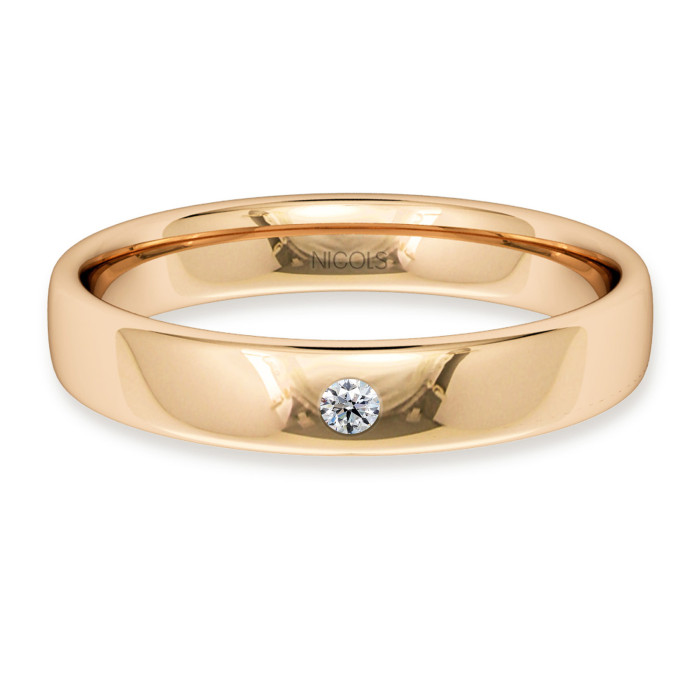 Rose Gold Diamond Alliance Musa 0.02 99411023300