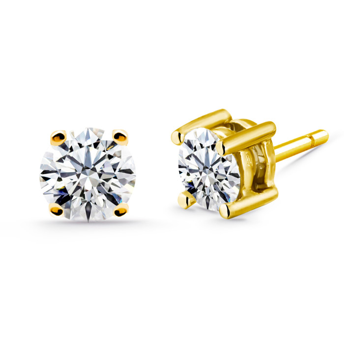 Jackie Diamond Earrings Yellow Gold 99925220025