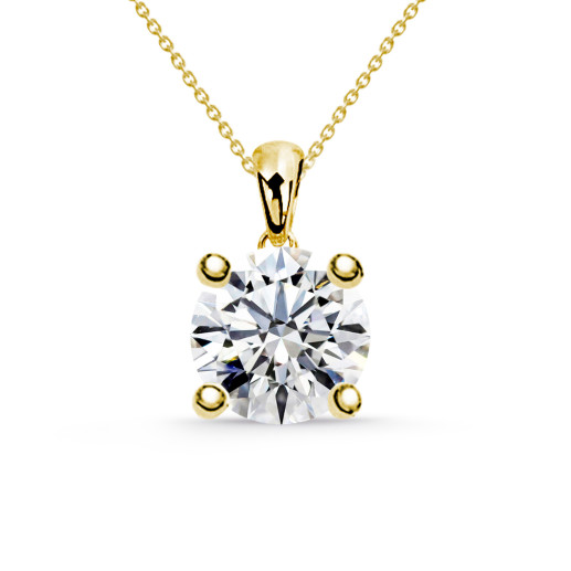 Collar Diamante JACKIE 0.55-1.00ct Solitario Oro Amarillo 99925222045