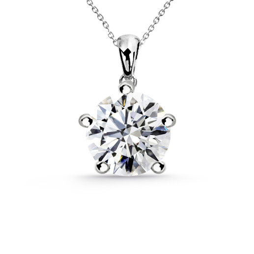 Collar Diamante Sira 0.55-1.00Ct Solitario Oro Blanco 99927602041 99927602041