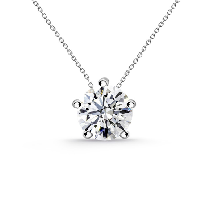 Collar Diamante Sira 0.10-0.50Ct Solitario Oro Blanco 99927601041 99927611041