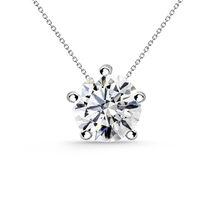 Collar Diamante Sira 0.55-1.00Ct Solitario Oro Blanco 99927602041 99927612041