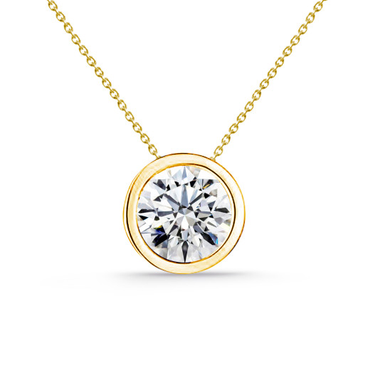 Collar Diamante Sharon 0.10-0.50ct Solitario Oro Amarillo 99928091045