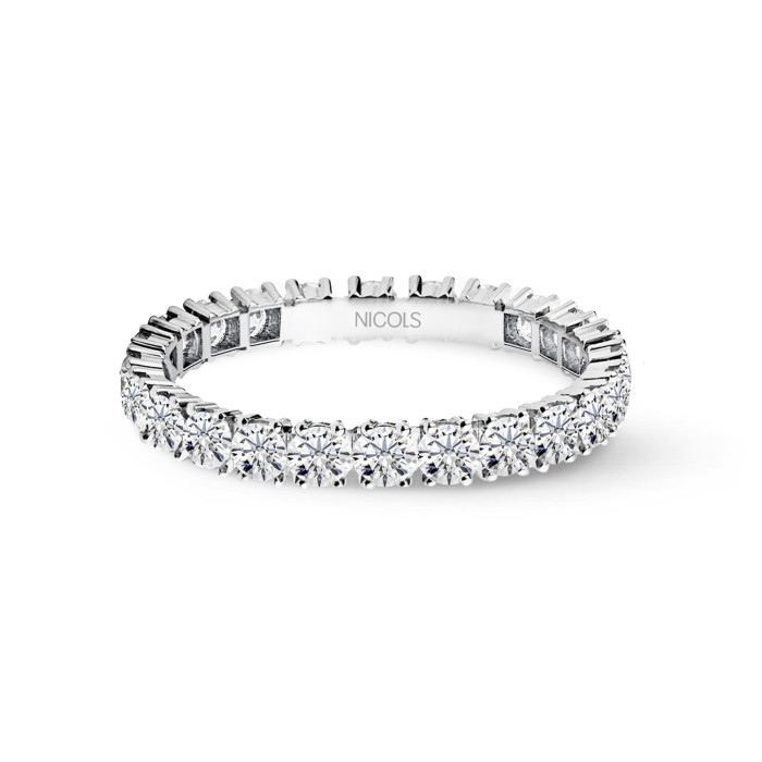 Pełna obrączka Eternity z diamentami Churumbella 1,15 do 1,30 ct