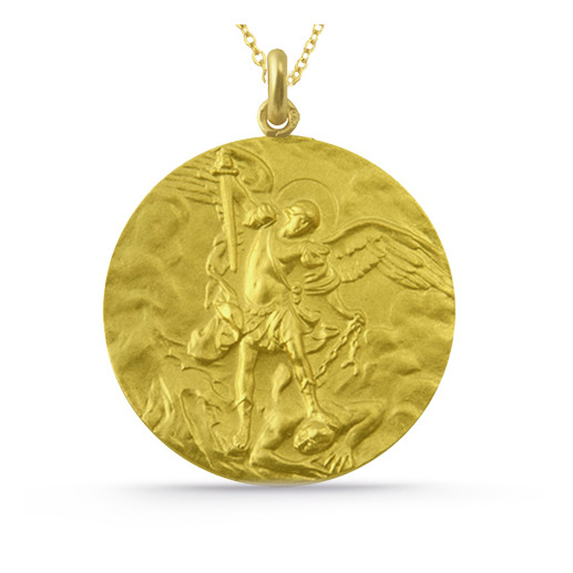 Medalla San Miguel Oro 18K 2