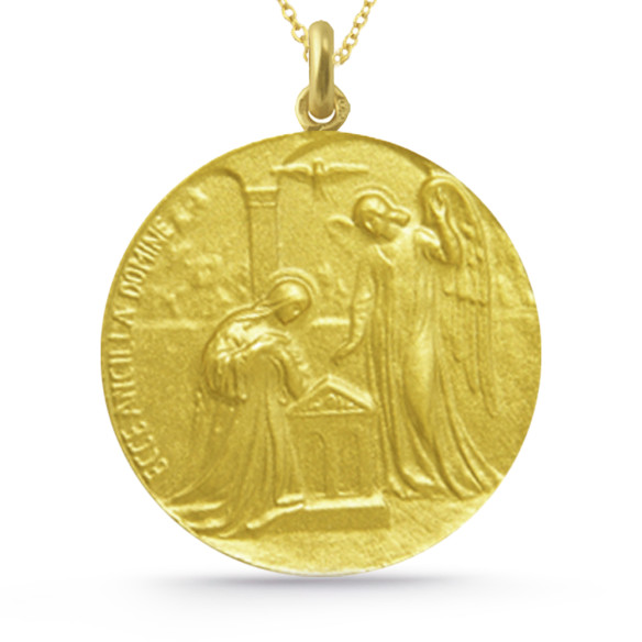 Medalla San Gabriel Oro 18K