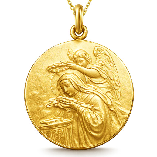 Medalla Santa Rita Oro 18K 2