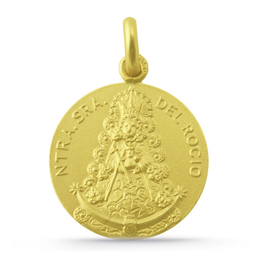 Medalla Virgen del Rocío Złoto 18K