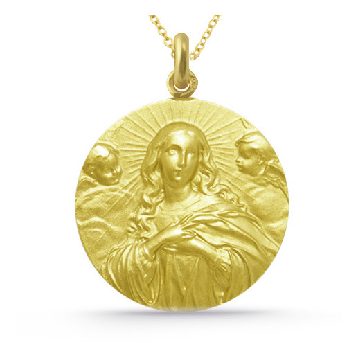 Medalla Inmaculada Concepción 18K 2