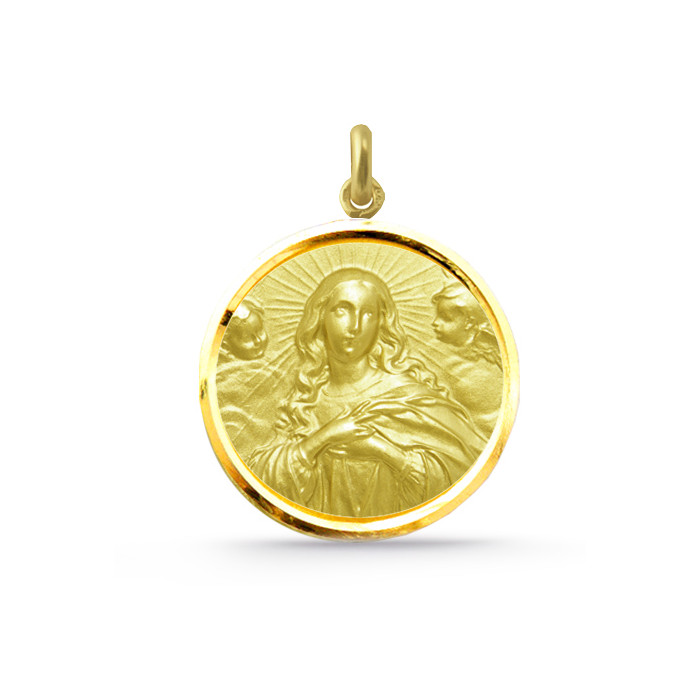 Medalla Inmaculada Concepción Złoto 18K Bisel
