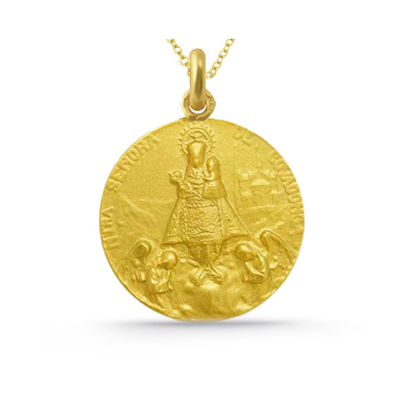 Medalla Virgen Covadonga 18Kt. 04515430052