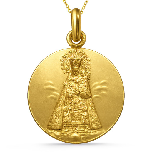 Medalla Virgen de los Desamparados 18k 04515520052 2