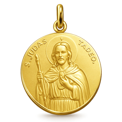 Medalla San Judas Tadeo Oro 18K