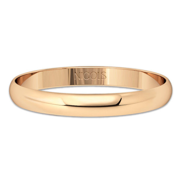 Fede nuziale ATENEA | Alleanze in oro rosa 18kt | NICOLS