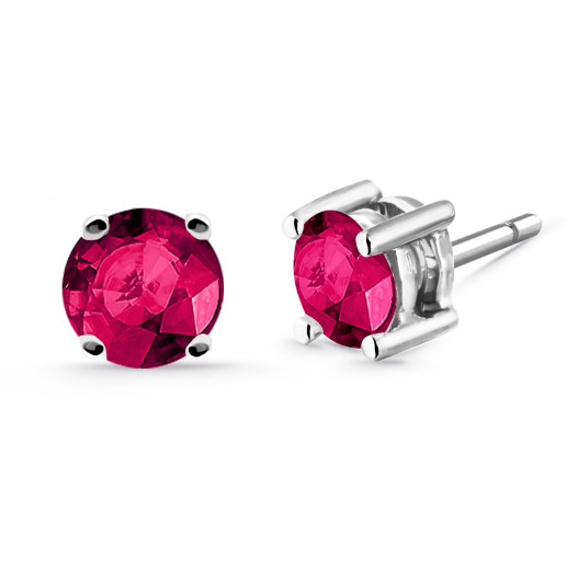 Pendientes de Rubies Jackie Oro Blanco 99925220023