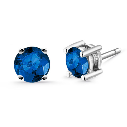 Pendientes de Zafiros Jackie Oro Blanco 99925220024