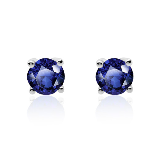 Pendientes de Zafiros Jackie Oro Blanco 99925220024 2