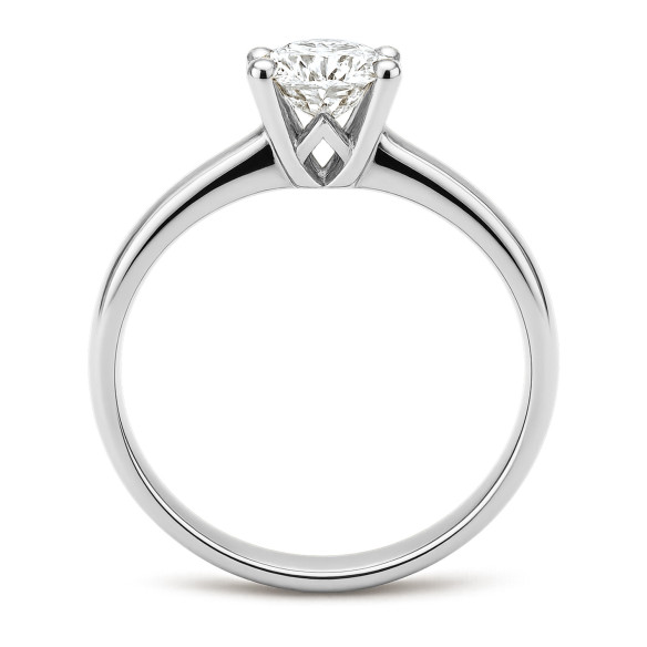 Anello di fidanzamento FRIDA in oro bianco (18kt) con diamante