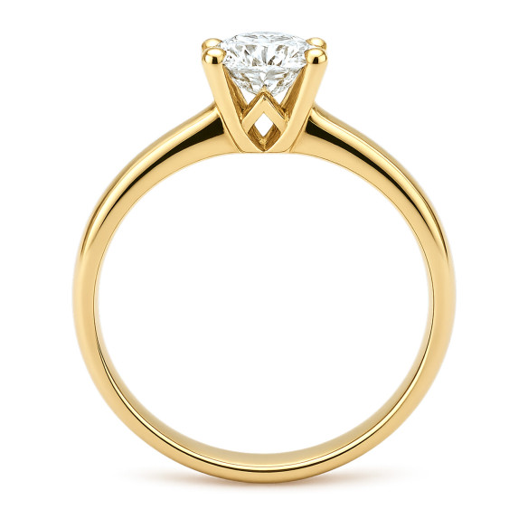 Bague de fiançailles Frida Or jaune 18Kt Diamant 0.10-0.50ct | NICOLS