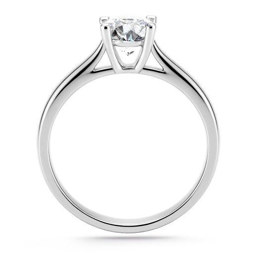 Anillo compromiso platino Nancy  0,10 a 0,70 quilates 2