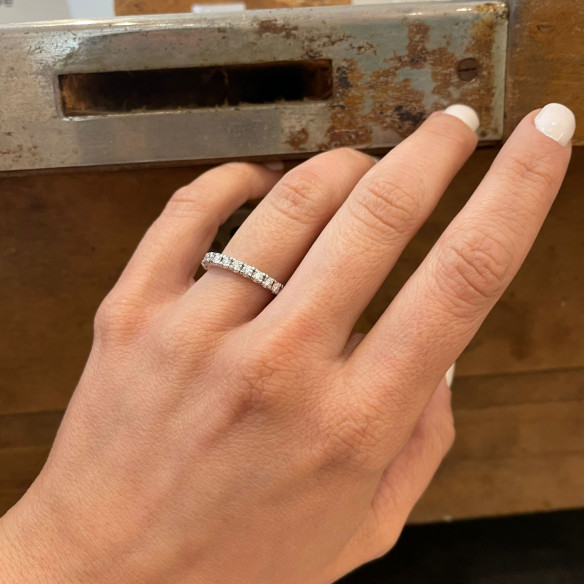 Complete Eternity Ring Diamonds 1.15 to 1.3 Carat 0.05