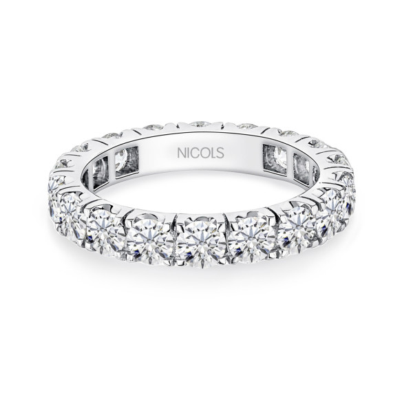 Eternity Diamantring 2,25 til 2,70 Carat