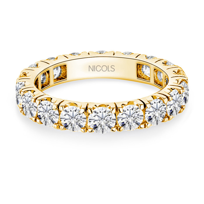 Alianza Oro Diamantes Eternity 2,25 a 2,70 Quilates 0.15 99930270015