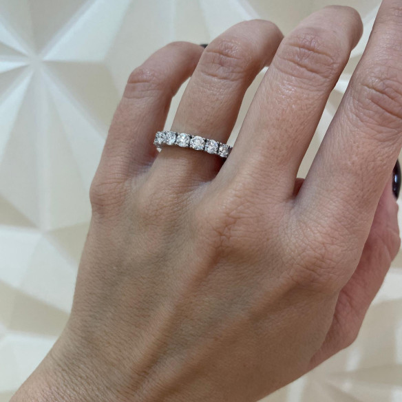 Anillo Diamantes Eternity Churumbella 2,25 a 2,70 Quilates 0.15 99930275011
