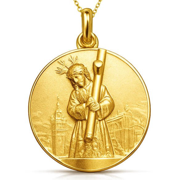 Medalla Jesús del Gran Poder Gull 18K