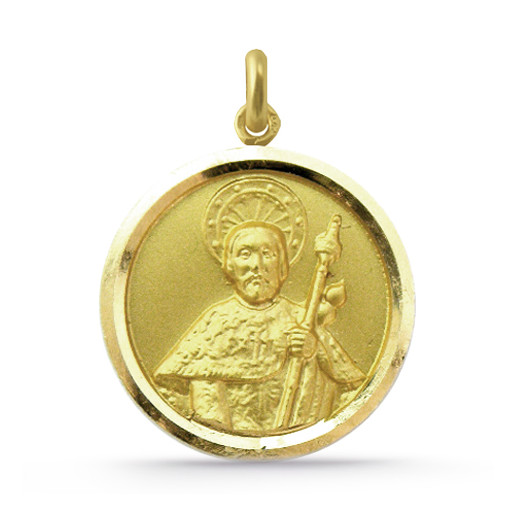 Medalla Santiago Apostol Złoto 18K 20mm