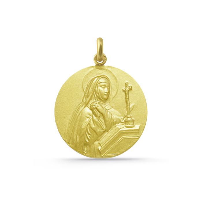 Medalla Santa Teresa Oro 18K