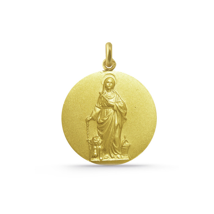 Medalla Santa Marta Gull 18K