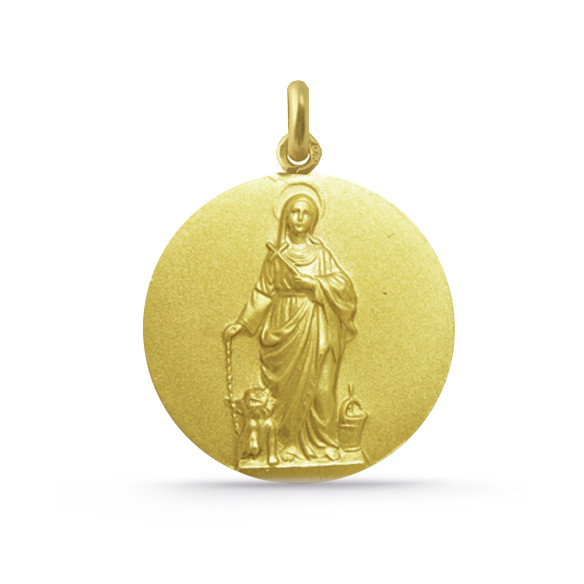 Medalla Santa Marta 18K Gult Guld