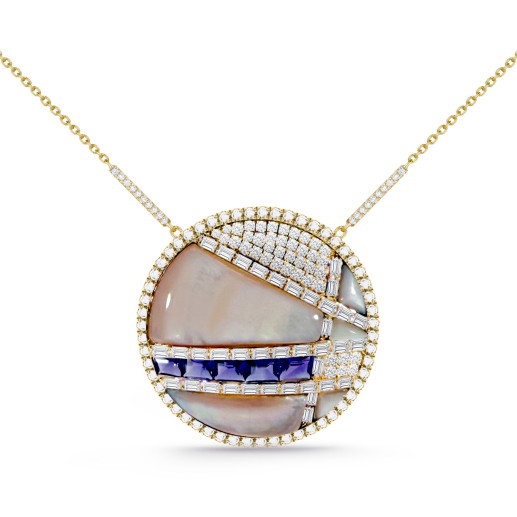Rose Gold Rising Sun Pendant 14711220041
