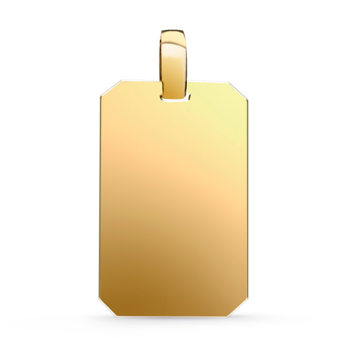 Urban Octagon Solid Gold Military Pendant for Men 99900092051
