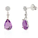 Colored Stone Earrings